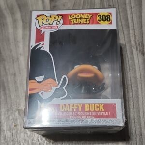 Funko Pop! Looney Tunes Daffy Duck Vinyl Figure - Black and Orange